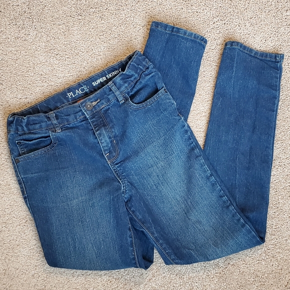 Boys Children's Place skinny Jeans 12 - Picture 1 of 4